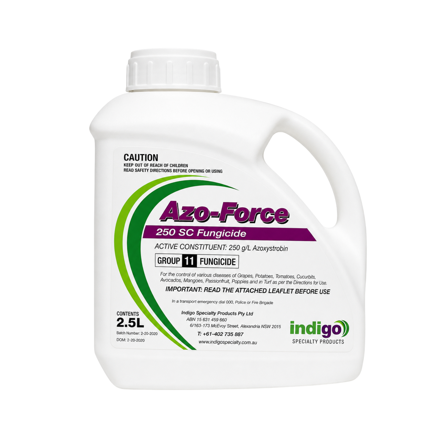 Indigo AzoForce 250SC Fungicide 2.5L