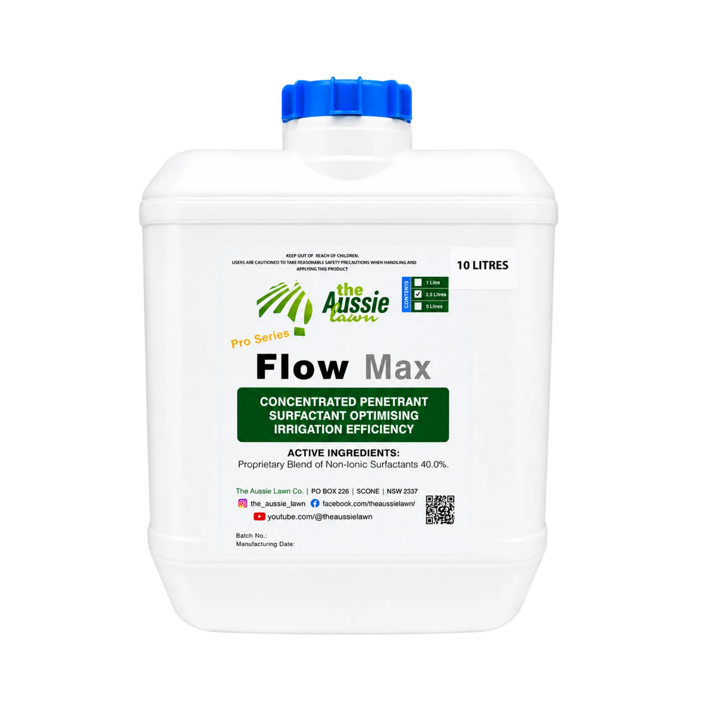 The Aussie Lawn Pro Series Flow Max