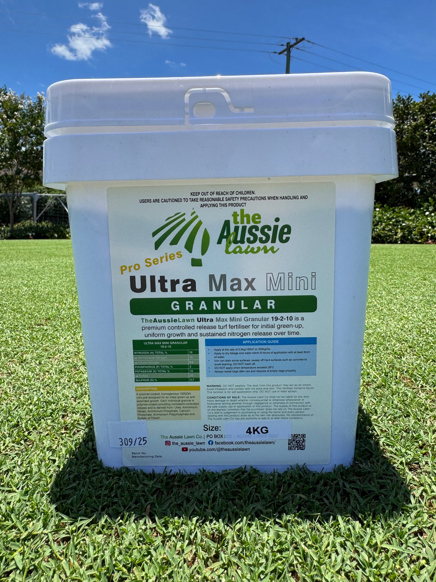The Aussie Lawn Pro Series Ultra Max Mini