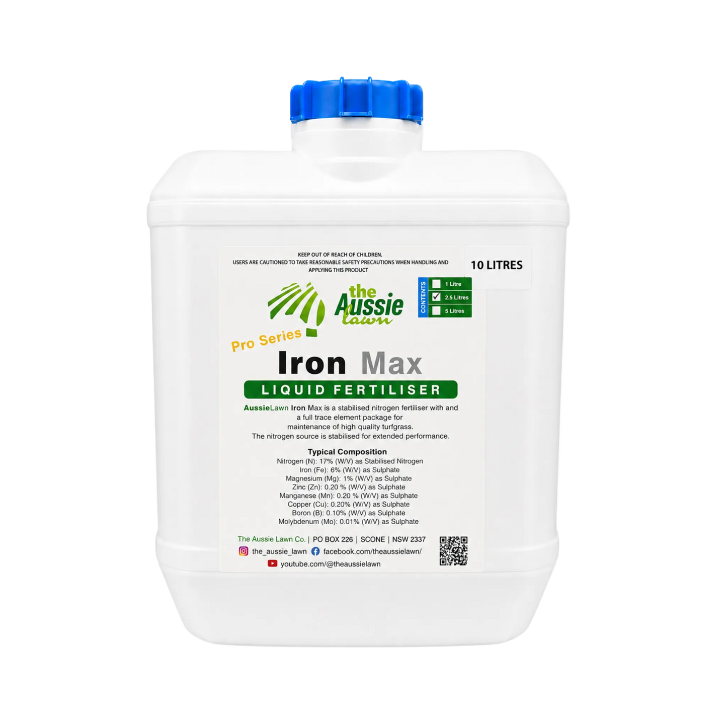 The Aussie Lawn Pro Series Iron Max