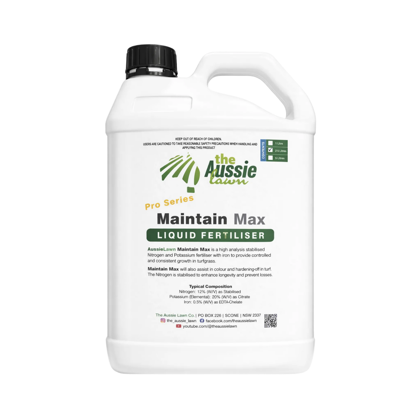 The Aussie Lawn Pro Series Maintain Max
