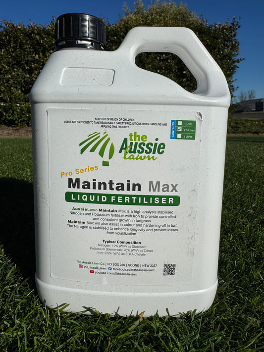 The Aussie Lawn Pro Series Maintain Max 12-0-20+FE