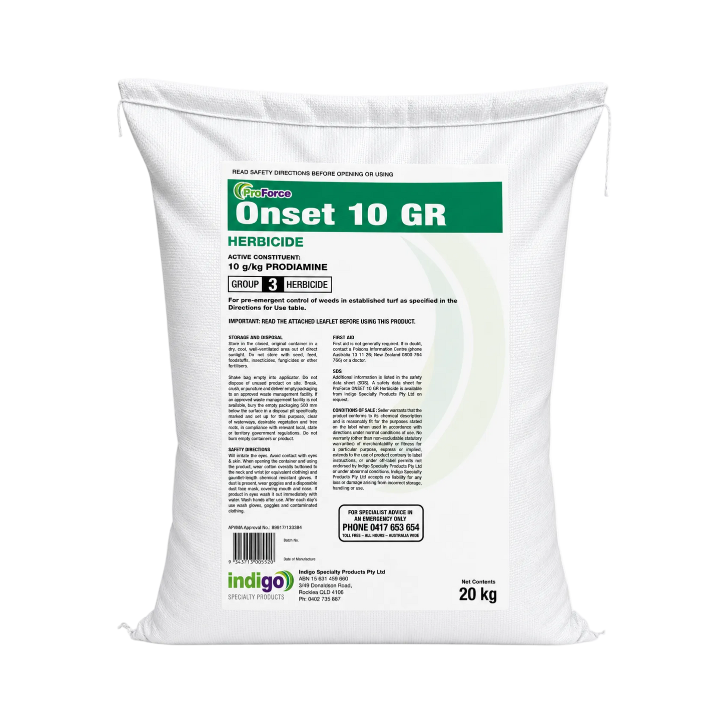 ProForce Onset 10GR Granular Pre Emergent Herbicide