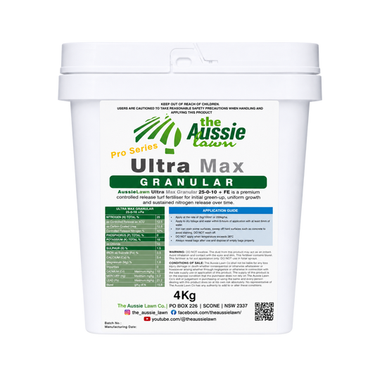 The Aussie Lawn Pro Series Ultra Max Granular Fertiliser